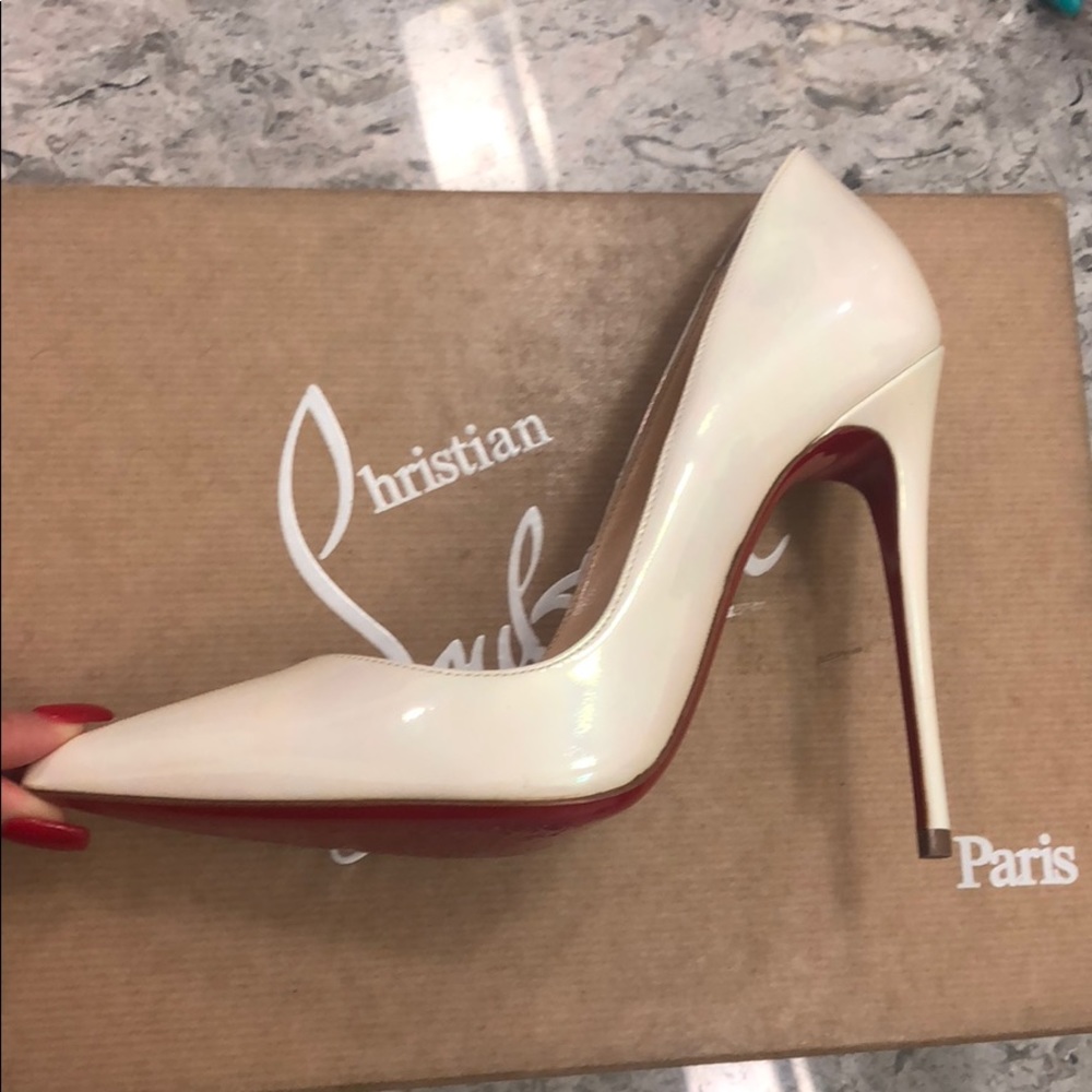 Christian Louboutin White Ab So Kate